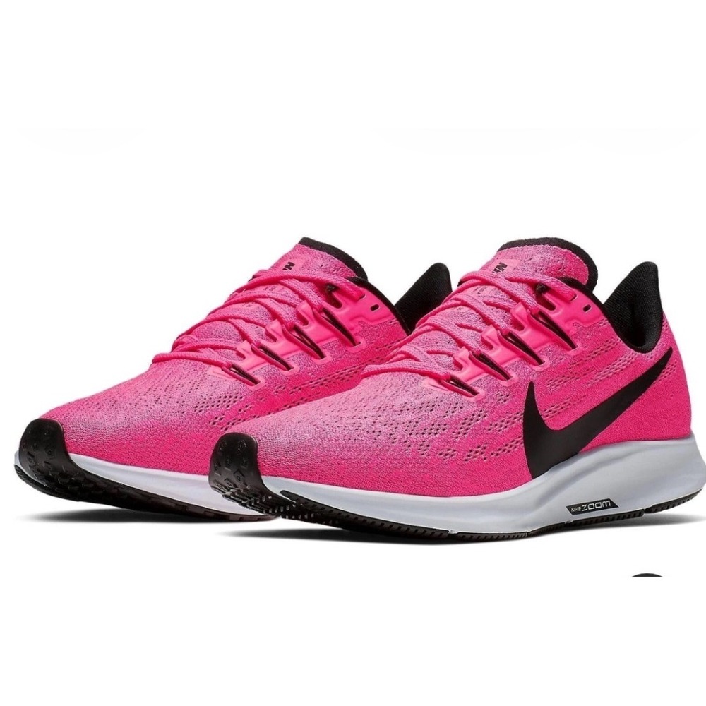 Nike Air Zoom Pegasus 36 Womens Running Shoes Hyper Pink Black AQ2210-600
